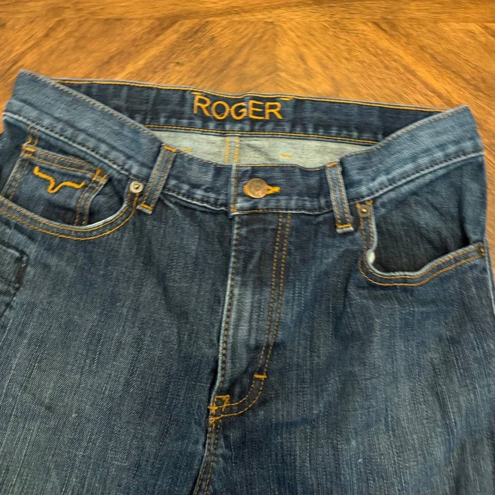 Kimes Ranch Roger Mens Jeans 30x30 Straight Leg Western Denim Blue Made in USA